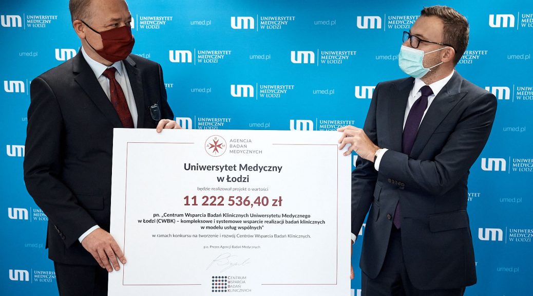 Uniwersytet Medyczny w Lodzi 1038x576 - Ponad 11 mln zł na stworzenie Centrum Wsparcia Badań Klinicznych przy Uniwersytecie Medycznym w Łodzi