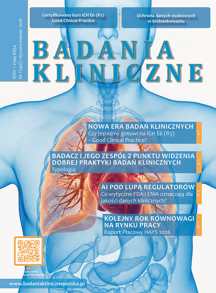 okladka 1 2026 1 - Czasopismo "Badania Kliniczne"