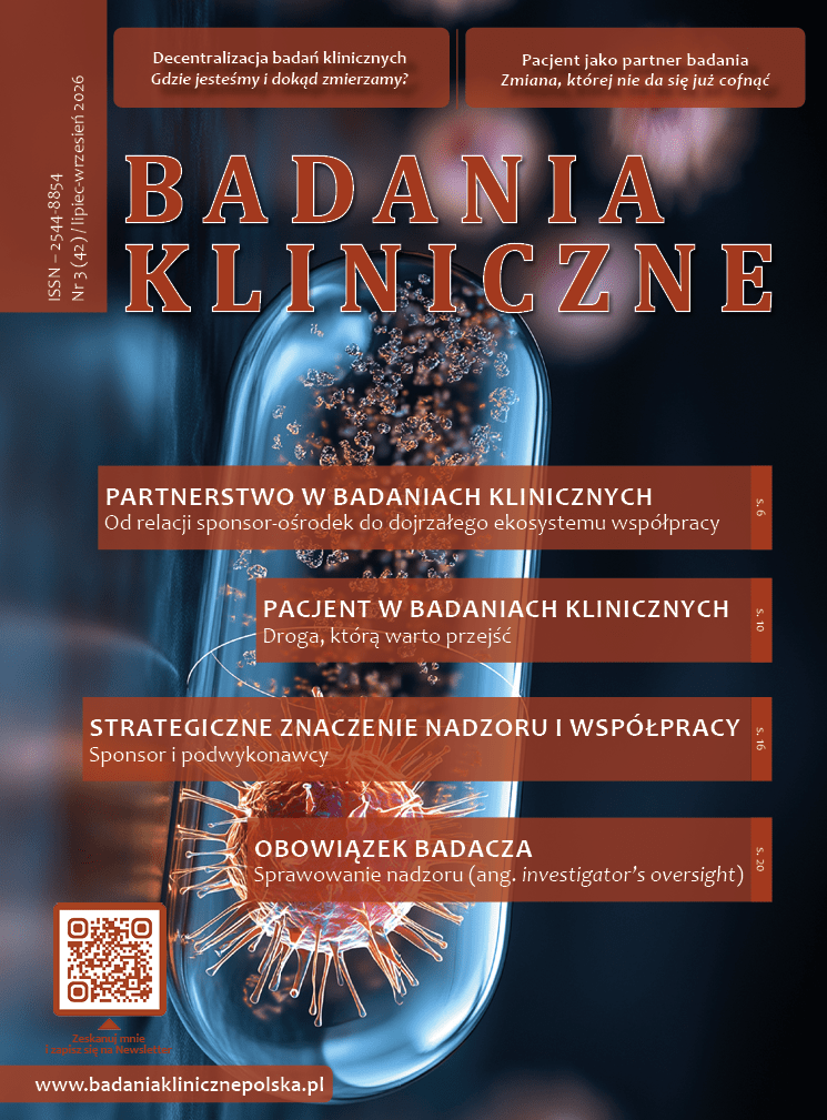 okladka 3 2026 - Czasopismo "Badania Kliniczne"
